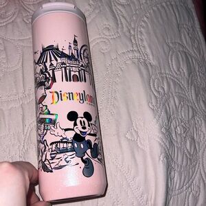 Pink glimmer tumbler